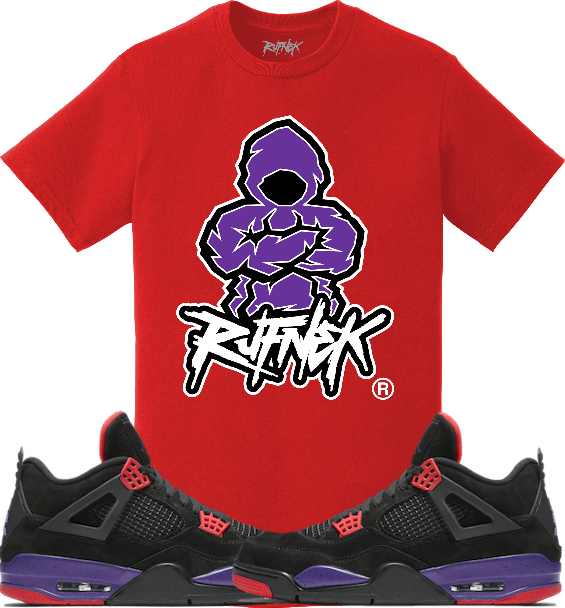Jordan 4 Raptors Sneaker Tees Shirt to Match - SUPER SOULJAH