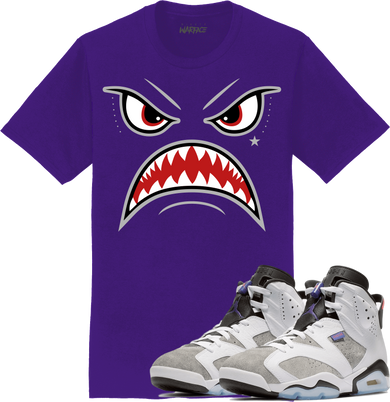 Jordan 6 Flint Sneaker Tees Shirt to Match - BRED WARFACE