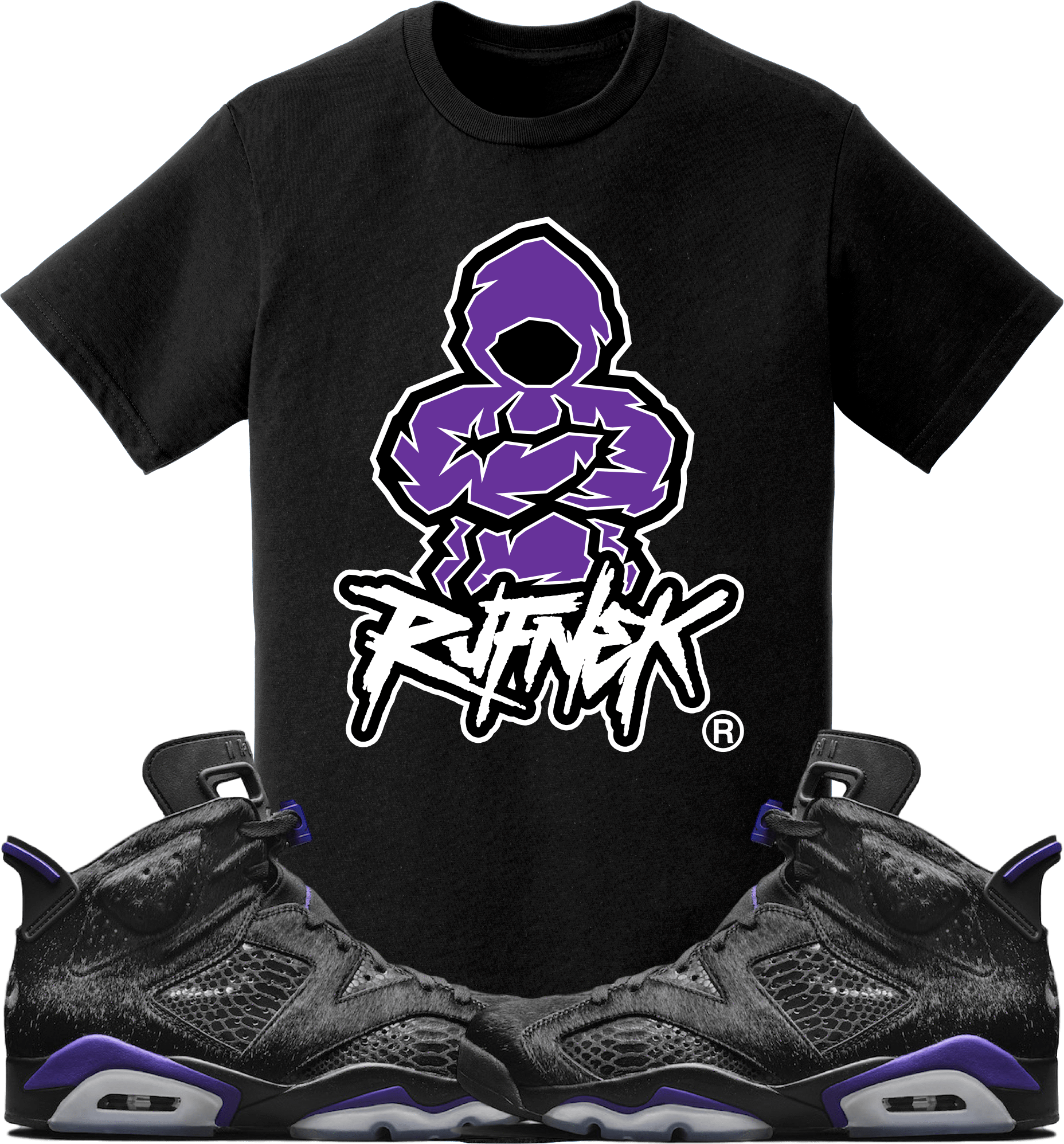 Jordan 6 Pony Hair Sneaker Tees Shirt to Match - SUPER SOULJAH