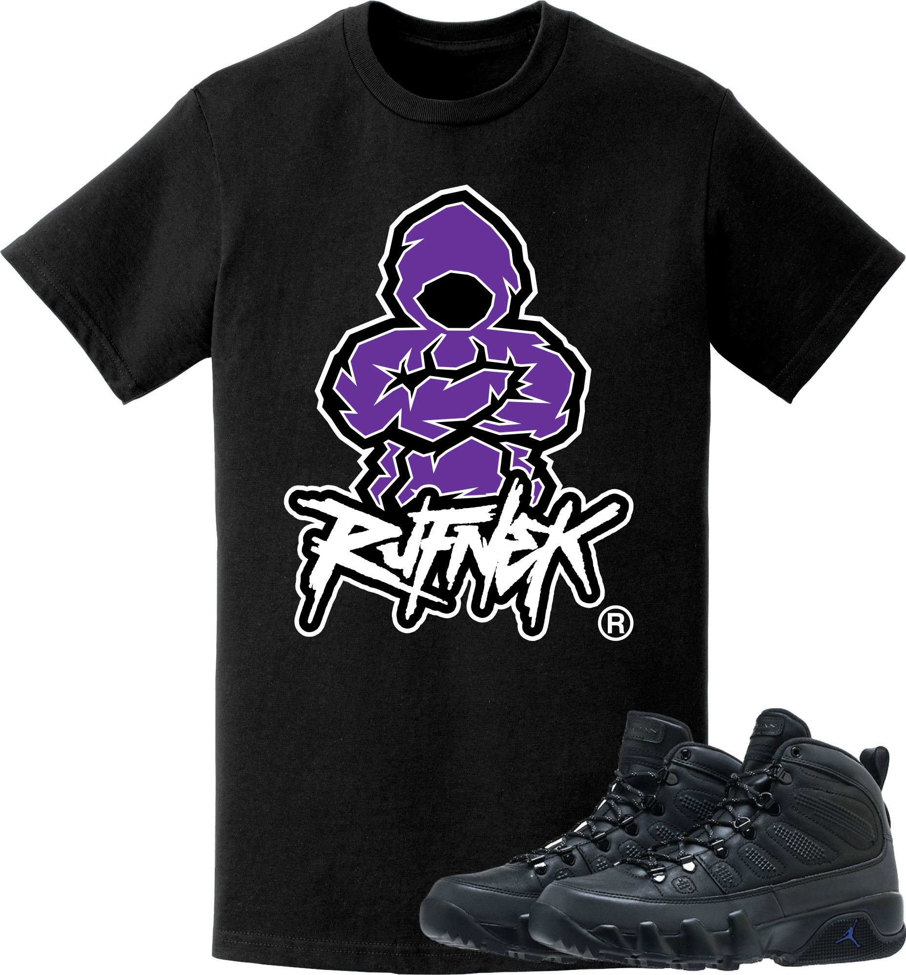 Jordan 9 Concord Sneaker Tees Shirt to Match - SUPER SOULJAH