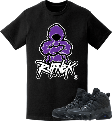 Jordan 9 Concord Sneaker Tees Shirt to Match - SUPER SOULJAH