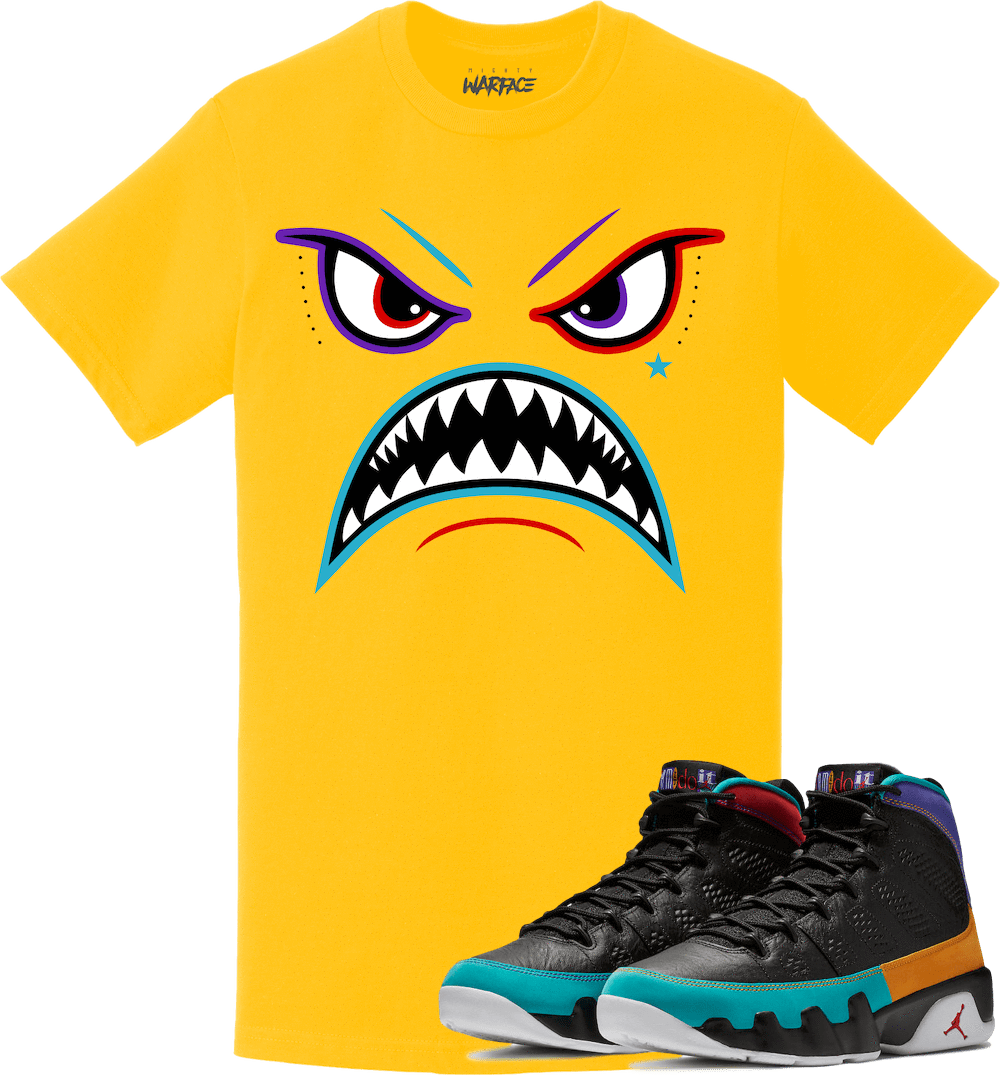 Jordan 9 Dream It Do It Sneaker Tees Shirt to Match - DREAM IT WARFACE