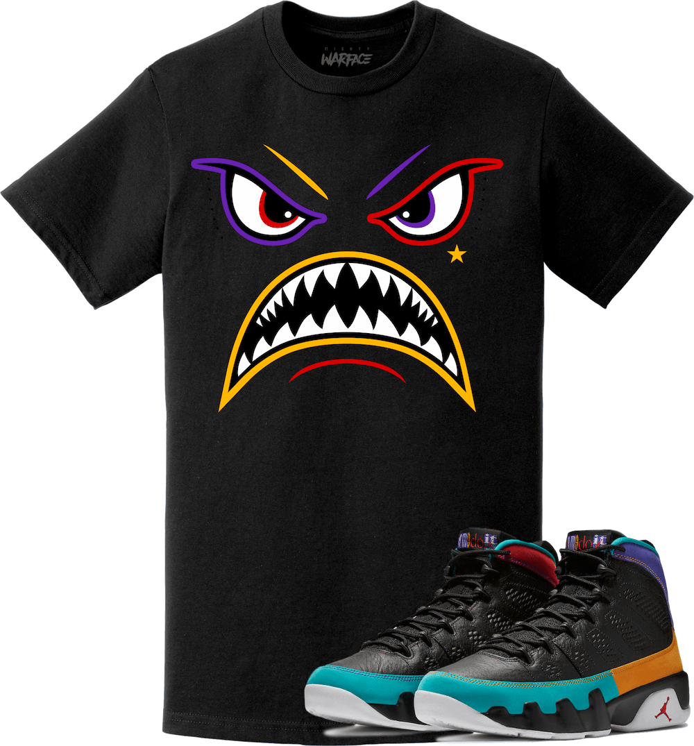 Jordan 9 Dream It Do It Sneaker Tees Shirt to Match - DREAM IT WARFACE