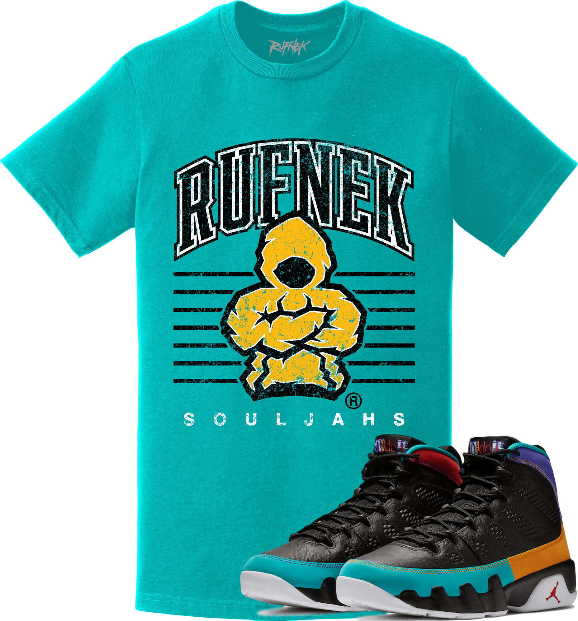 Jordan 9 Dream It Do It Sneaker Tees Shirt to Match - RUFNEK SCRIMMAGE