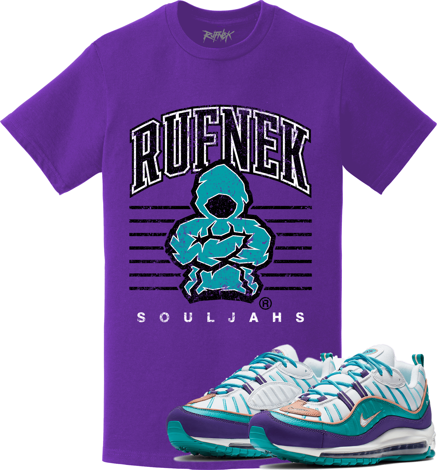 Nike Air Max 98 Charlotte Sneaker Tees Shirt to Match - RUFNEK SCRIMMAGE