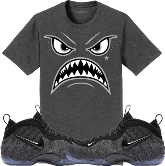 Wool Foamposites Sneaker Tees Shirt to Match - OREO WARFACE