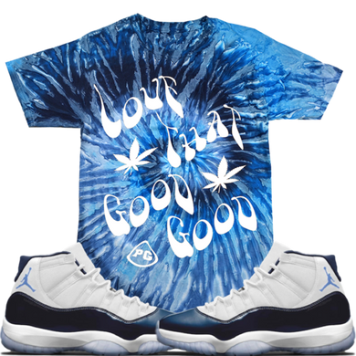 Jordan 11 Win Like 82 Sneaker Tees Tye Dye Shirt - GOOD GOOD PG
