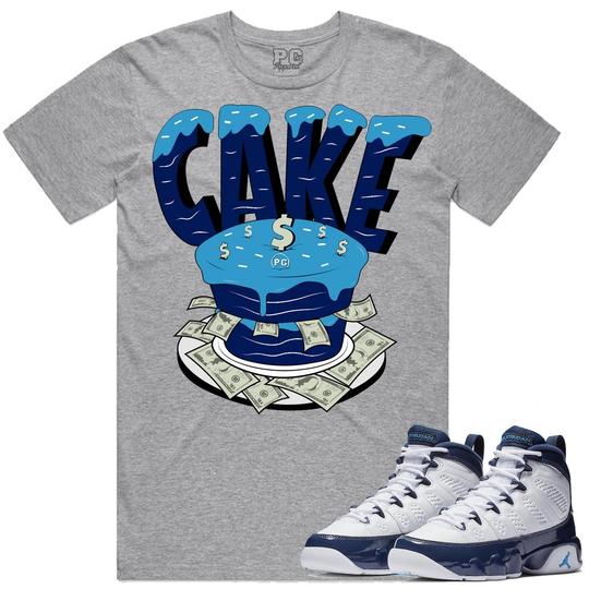 Jordan 9 Blue Pearl All Star Sneaker Tees Shirt to Match - CAKE PG