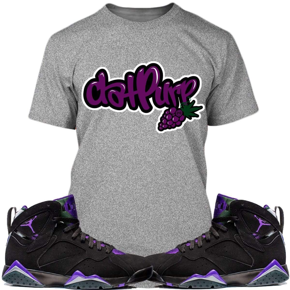 Jordan Retro 7 Bucks Ray Allen Sneaker Tees Shirt - DAT PURP PG