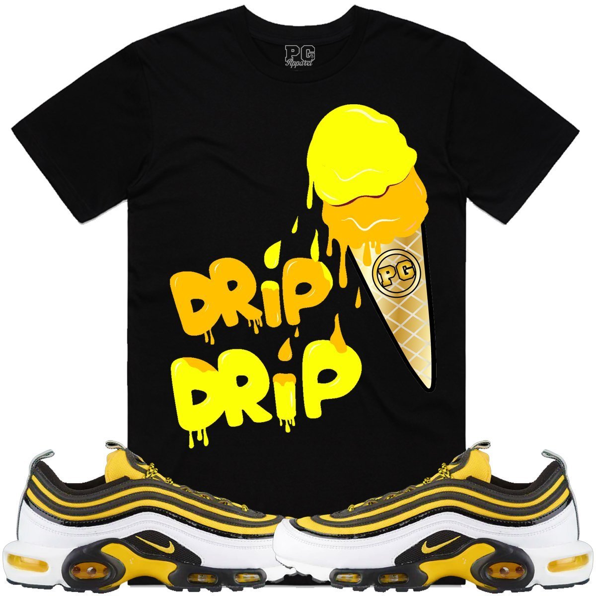 Nike Air Max Frequency Pack Bumble Bee Sneaker Tees Shirt - ICE CREAM PG