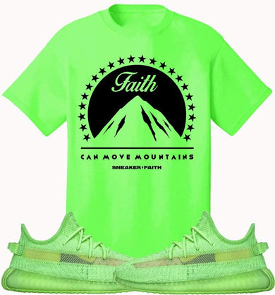 Adidas Yeezy 350 Boost Glow Volt Sneaker Tees Shirt to Match - MOVE MOUNTAINS