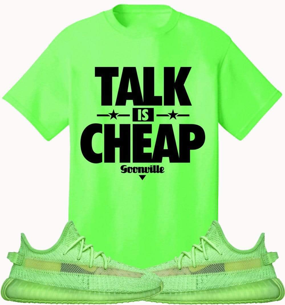 Adidas Yeezy 350 Boost Glow Volt Sneaker Tees Shirt to Match - TALK CHEAP