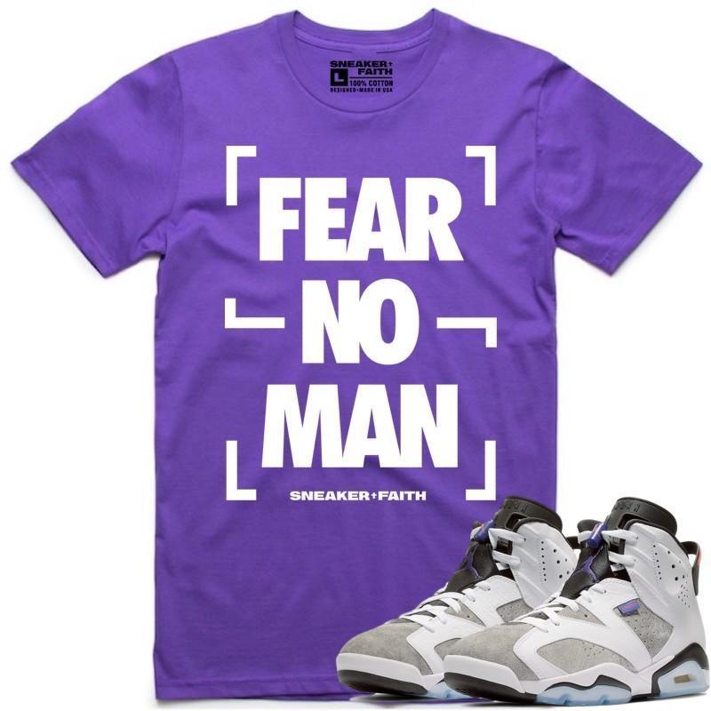 Jordan Retro 6 Flint Sneaker Tees Shirt to Match - FEAR NO MAN