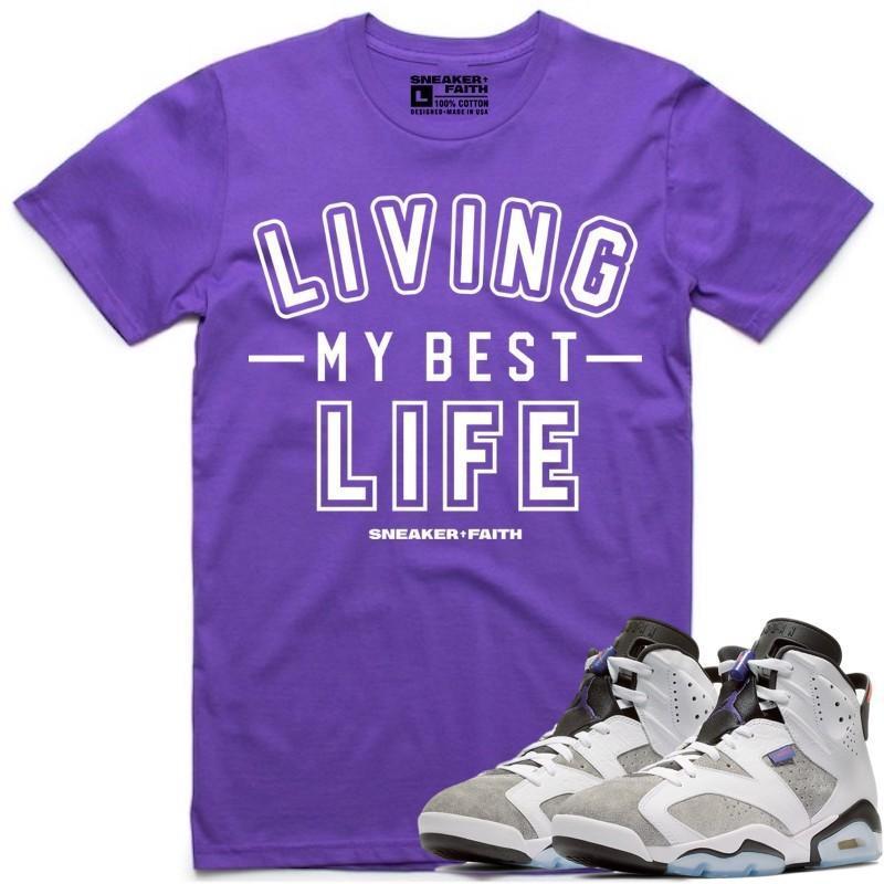 Jordan Retro 6 Flint Sneaker Tees Shirt to Match - MY BEST LIFE