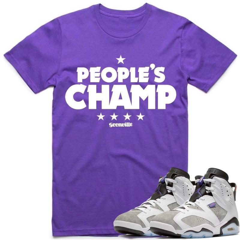 Jordan Retro 6 Flint Sneaker Tees Shirt to Match - PEOPLES CHAMP