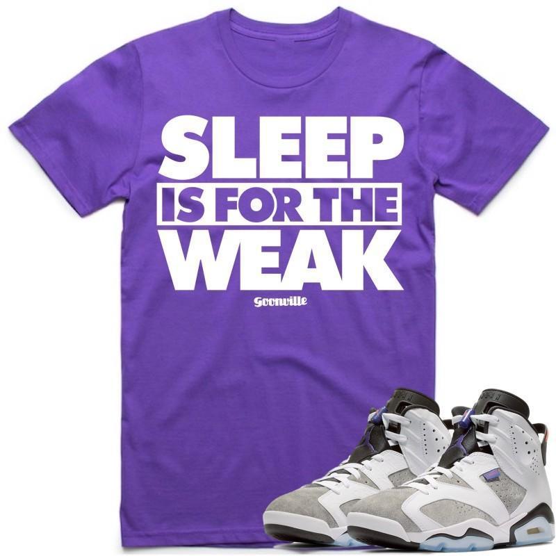 Jordan Retro 6 Flint Sneaker Tees Shirt to Match - SLEEP WEAK