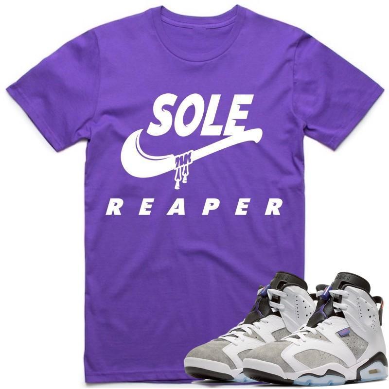 Jordan Retro 6 Flint Sneaker Tees Shirt to Match - SOLE REAPER