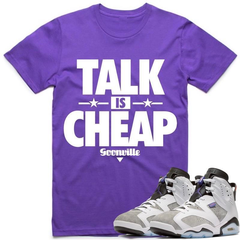 Jordan Retro 6 Flint Sneaker Tees Shirt to Match - TALK IS CHEAP