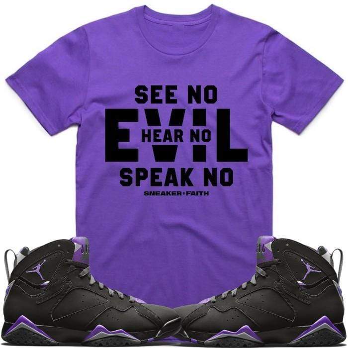 Jordan Retro 7 Bucks Ray Allen Sneaker Tees Shirt to Match - EVIL