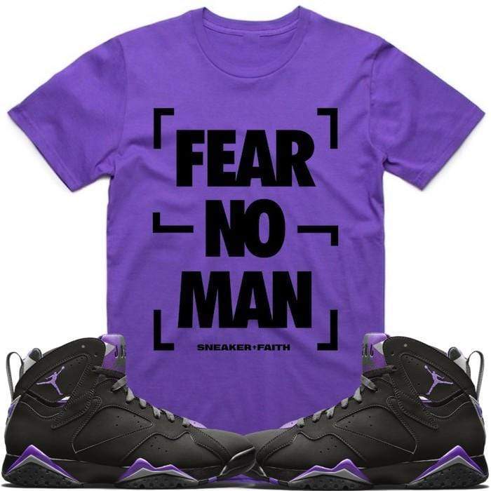 Jordan Retro 7 Bucks Ray Allen Sneaker Tees Shirt to Match - FEAR NO MAN