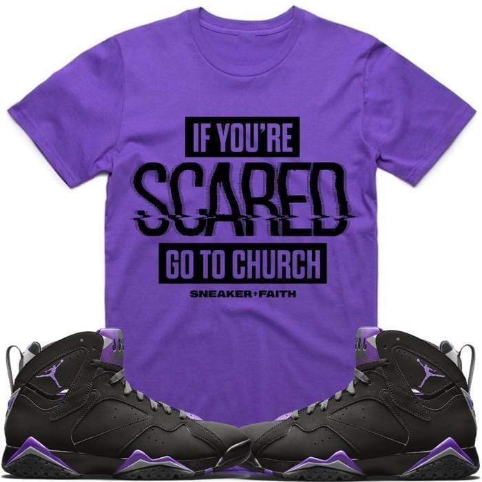 Jordan Retro 7 Bucks Ray Allen Sneaker Tees Shirt to Match - SCARED