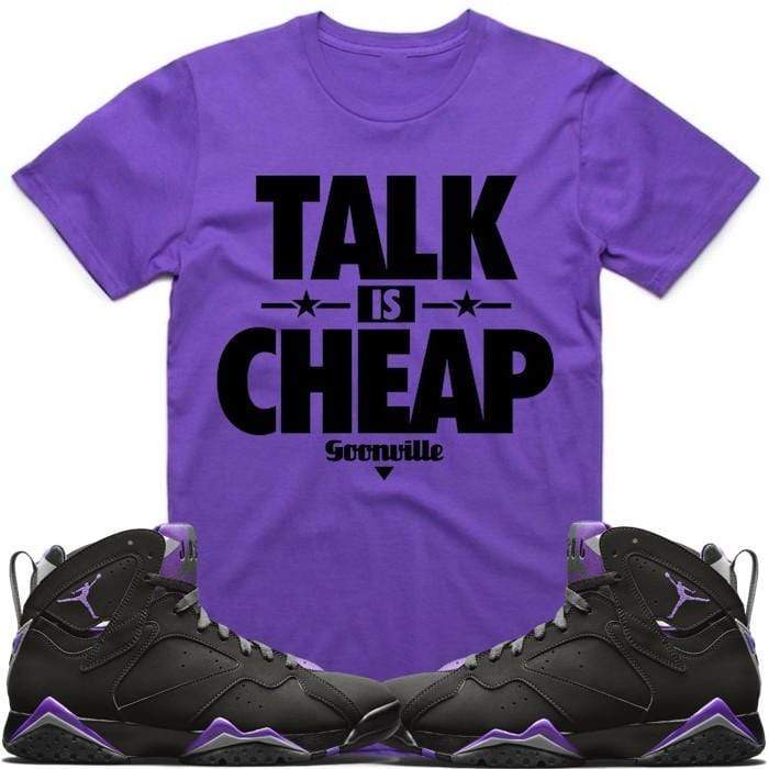 Jordan Retro 7 Bucks Ray Allen Sneaker Tees Shirt to Match - TALK IS CHEAP