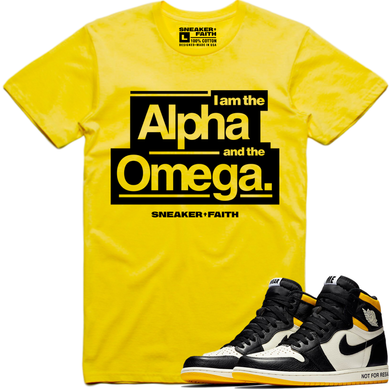 ALPHA OMEGA Sneaker Tees Shirt - Air Jordan 1 Not For Resale