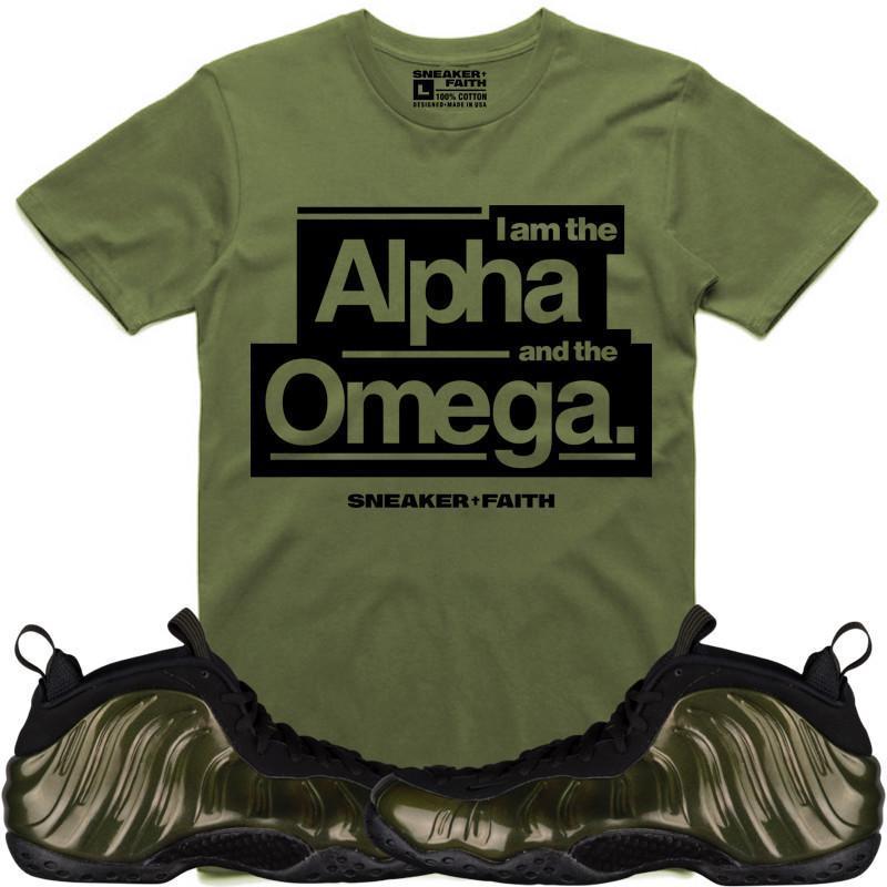 ALPHA OMEGA Sneaker Tees Shirt to Match - Legion Foamposites