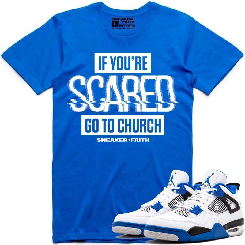 ALPHA OMEGA Sneaker Tees Shirt to Match - Jordan 13 Hyper Royal