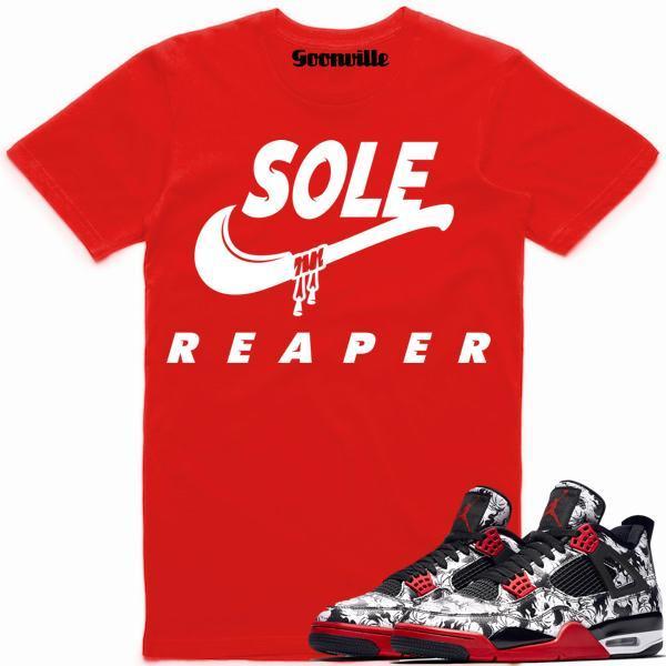 SOLE REAPER Sneaker Tees Shirt Match - Jordan 4 Tattoo