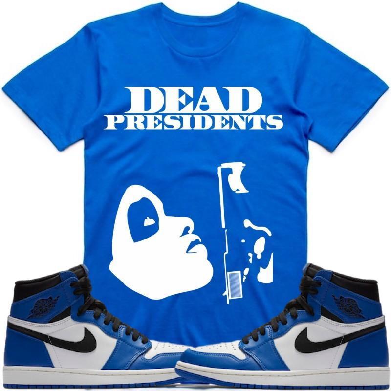 PRESIDENTS Sneaker Tees Shirt - Jordan 1 Royal