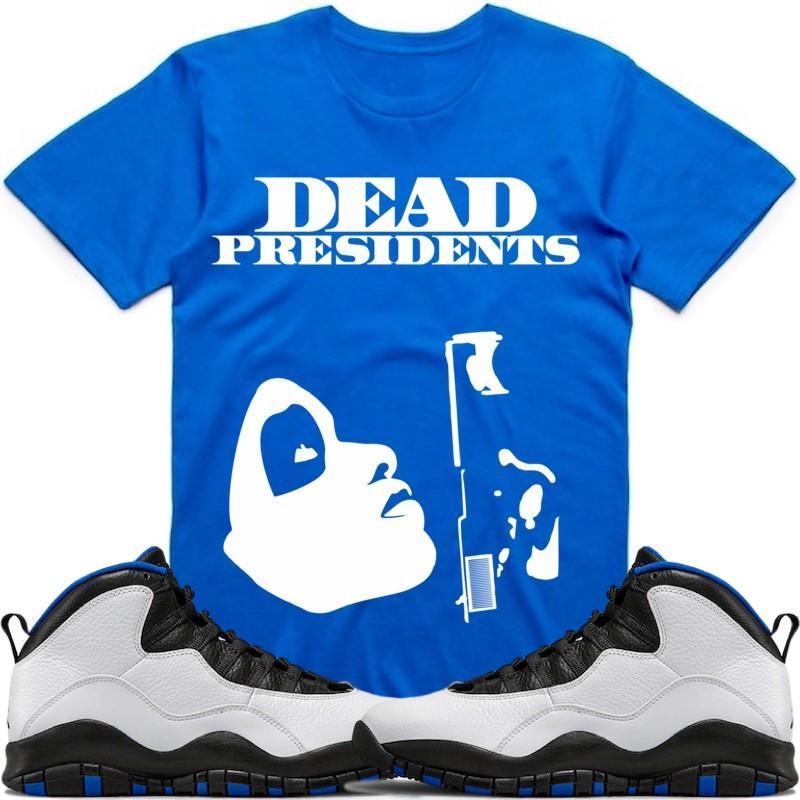 PRESIDENTS Sneaker Tees Shirt - Jordan 10 Orlando