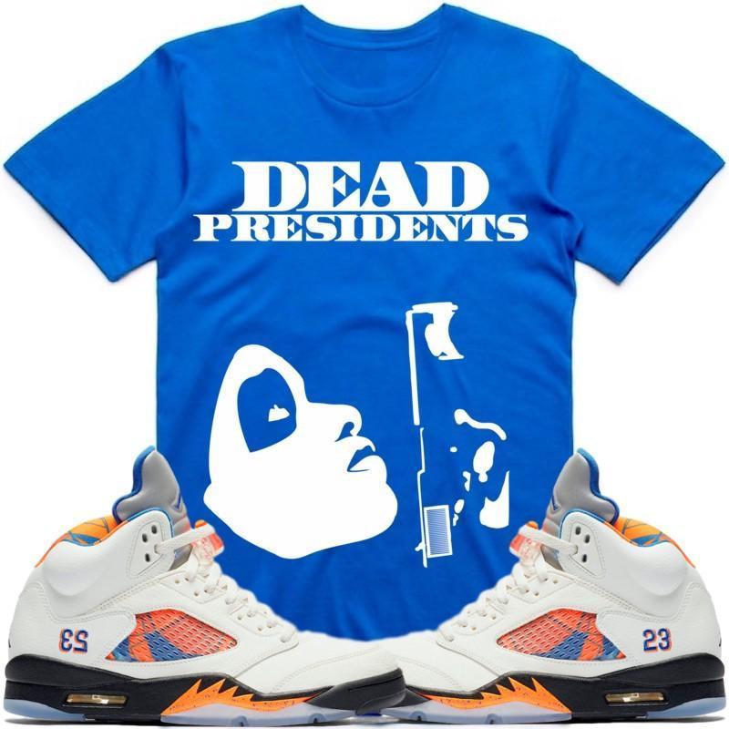 PRESIDENTS Sneaker Tees Shirt - Jordan 5 Barcelona