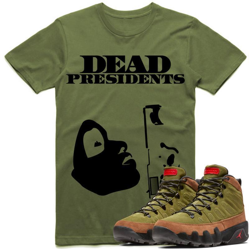 PRESIDENTS Sneaker Tees Shirt - Jordan 9 Boot Beef Broccoli