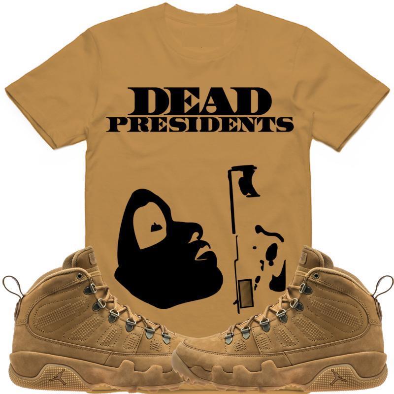 PRESIDENTS Sneaker Tees Shirt - Jordan 9 Boot Wheat